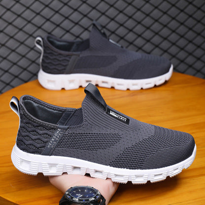 Damen Sneaker Bequem atmungsaktiv Slip-On Schuhe Sportlich - BerlinGlamour