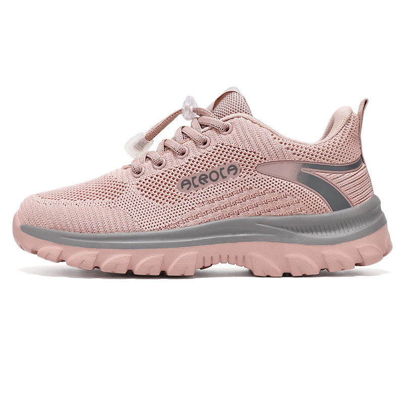 Damen Sneaker Atmungsaktiv Schnellverschluss bequem