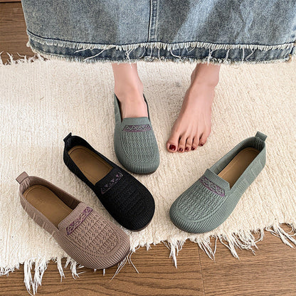 Damen Schuhe Slip-On Atmungsaktiv Flexibel Bequem - BerlinGlamour
