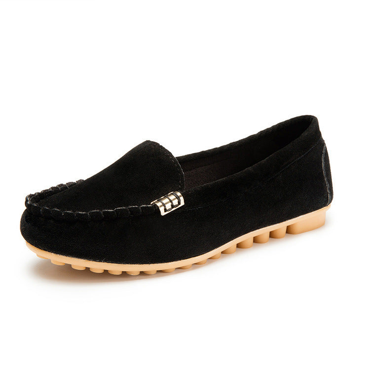 Damen Mokassin Slipper Bequem Flexible Sohle Modern