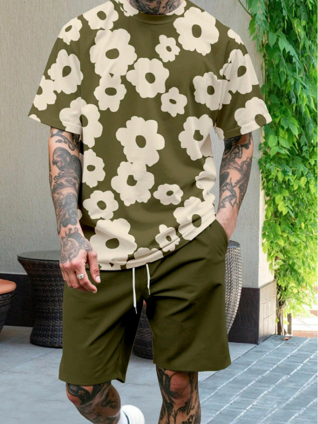 Herren Kurzarm-Shirt Maritim Relaxed Fit Sommer
