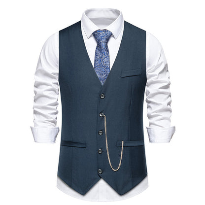 Herren Anzugweste Elegant Klassisch Mit Modernem Style