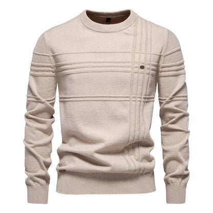 Herren Strickpullover Modern Komfortpassform Großes Design