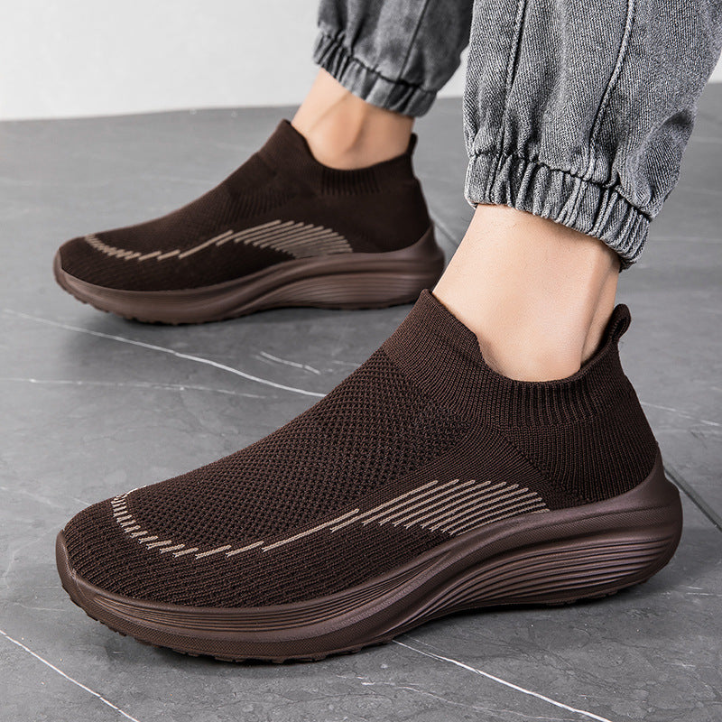 Damen Laufschuhe Komfort Slip-On Laufschuhe Leicht Mesh