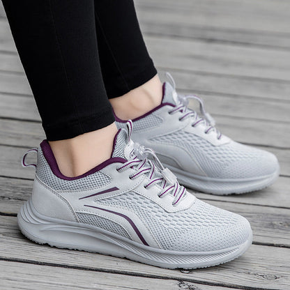 Damen Laufschuhe Leicht Mesh Schnellschnürsystem Sport - BerlinGlamour