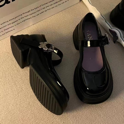 Damen Plateau Pumps Hoch Hacken Stabil Modisch