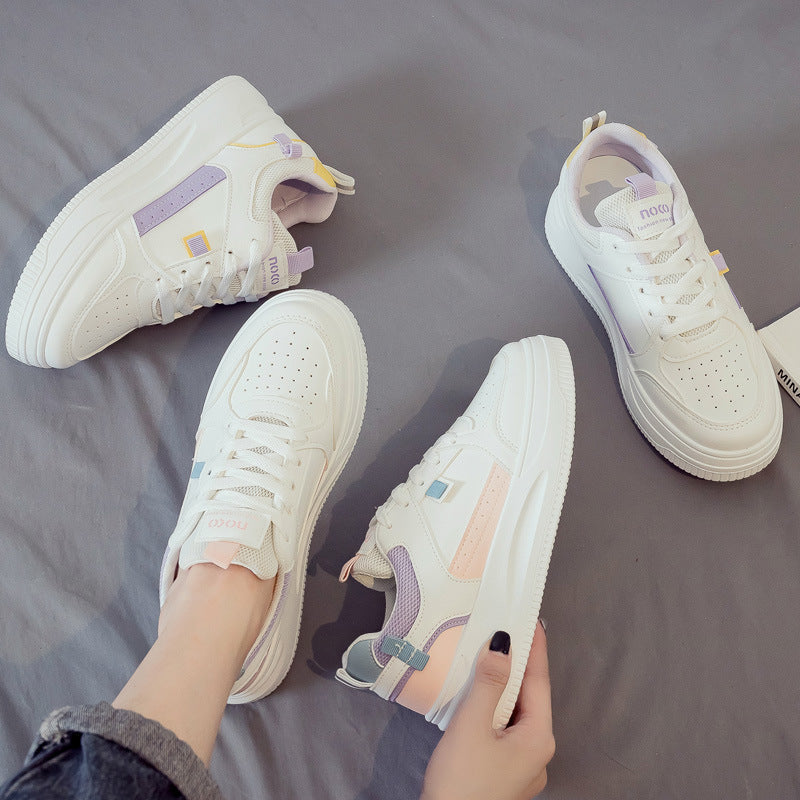 Damen Sneaker Sportlich Leicht Mesh Obermaterial