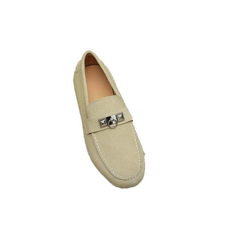 Damen Mokassin Wildleder Schuhe Elegant Schnürung