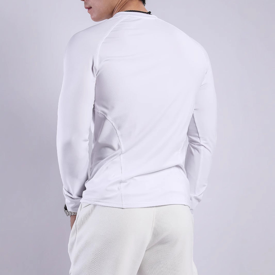 Herren Sport Langarmshirt Atmungsaktiv Feuchtigkeitsregulierend
