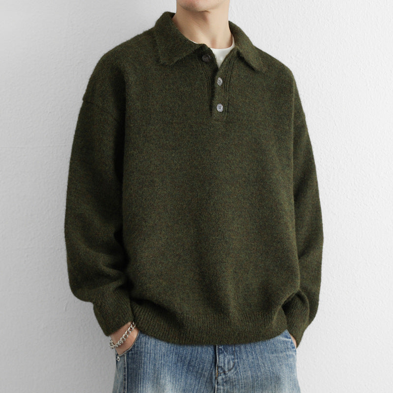 Herren Pullover Modern Kragen Casual