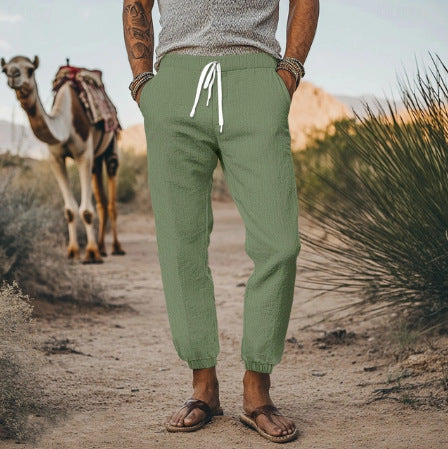 Herren Cargo-Hose Bequem Elastisch Reisehose Mit Taschen