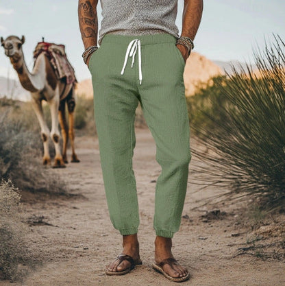 Herren Cargo-Hose Bequem Elastisch Reisehose Mit Taschen