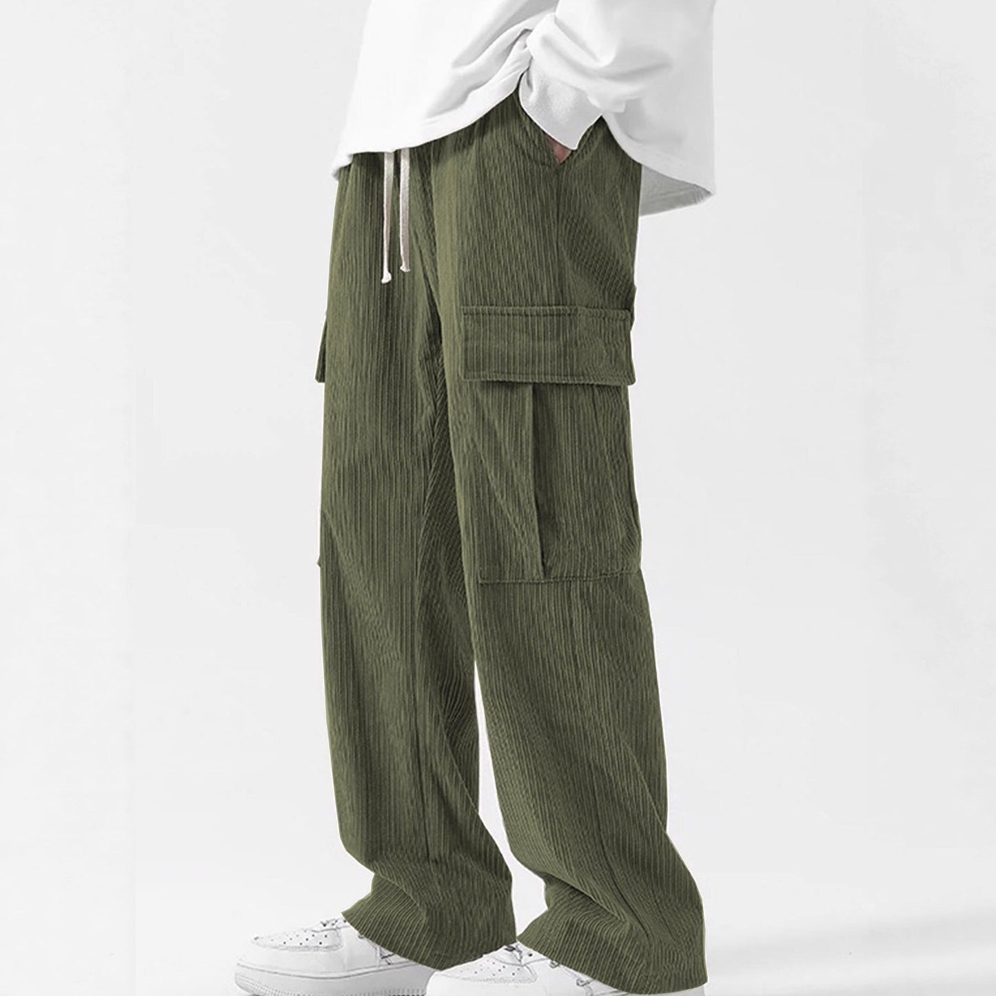 Herren Cargo-Hose Bequem Stretch