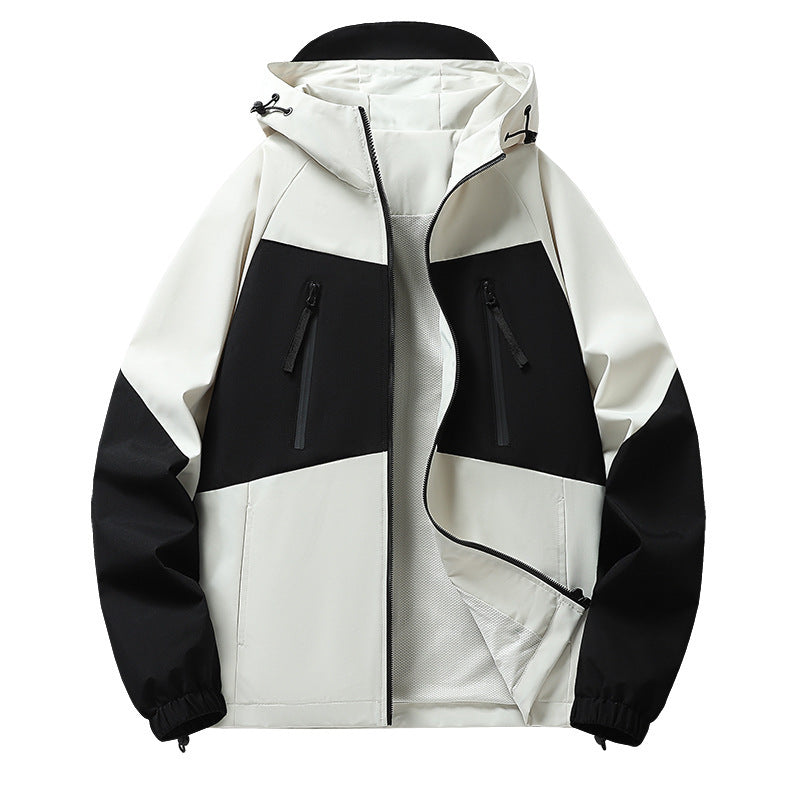 Herren Outdoorjacke wasserabweisend mit Kapuze