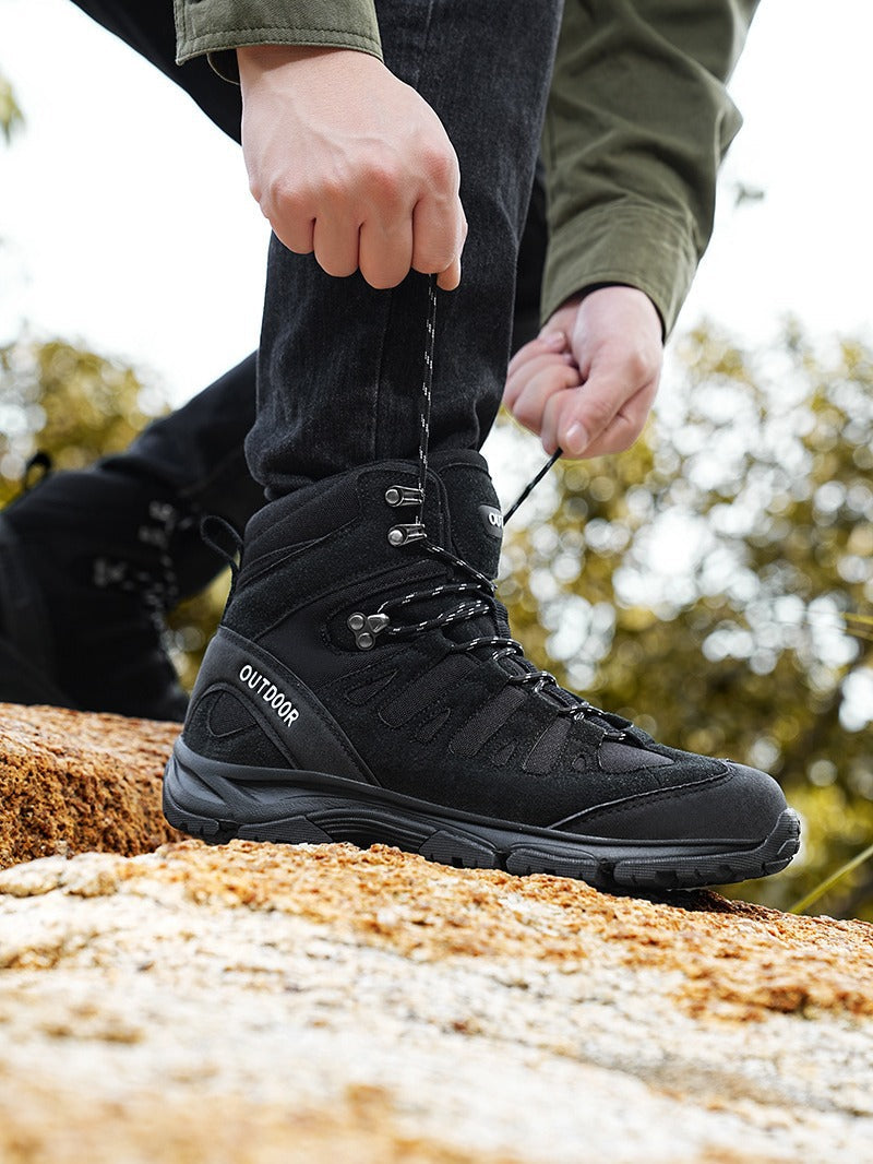 Damen Outdoorschuhe Robust Knöchelschutz Wanderschuhe