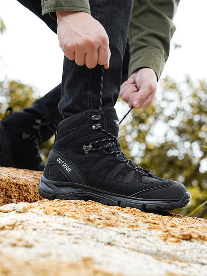 Damen Outdoorschuhe Robust Knöchelschutz Wanderschuhe