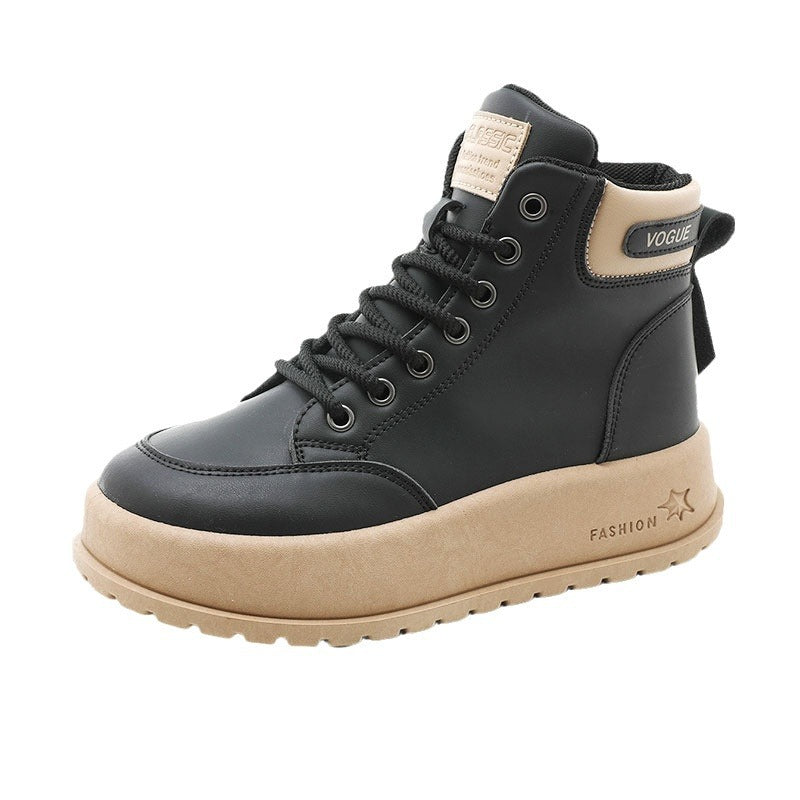 Damen Sneaker High-Top Modell Rutschfest Schnürsenkel