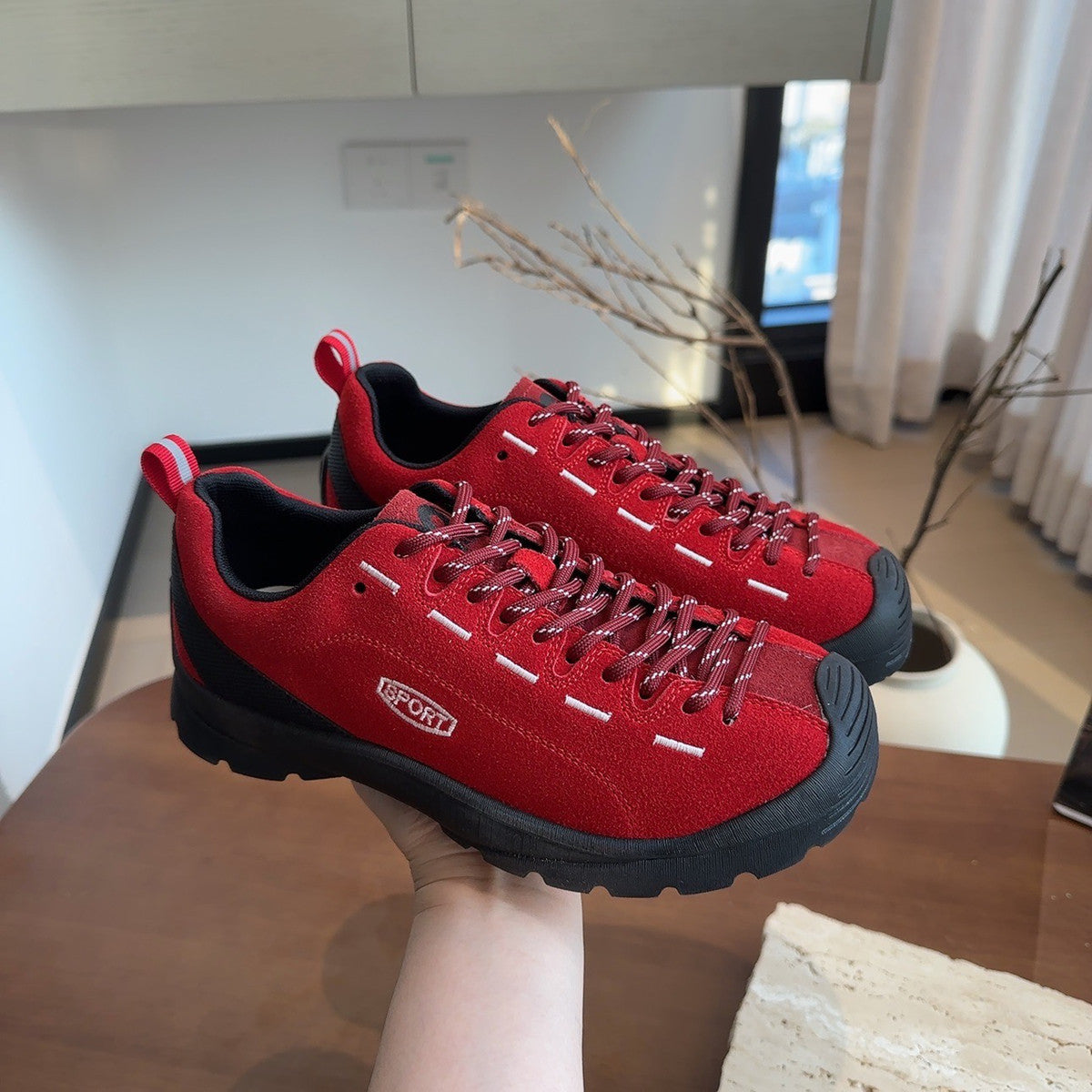 Damen Sneaker Outdoor Schuhe Robust Rutschfest