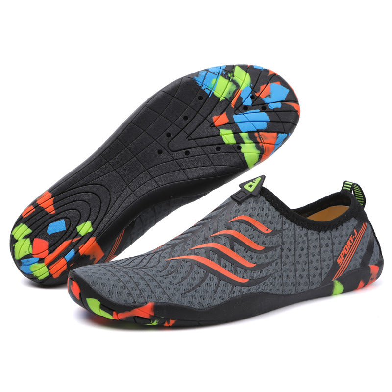 Damen Badeschuhe Rutschfest Flexibel Aqua Schuhe