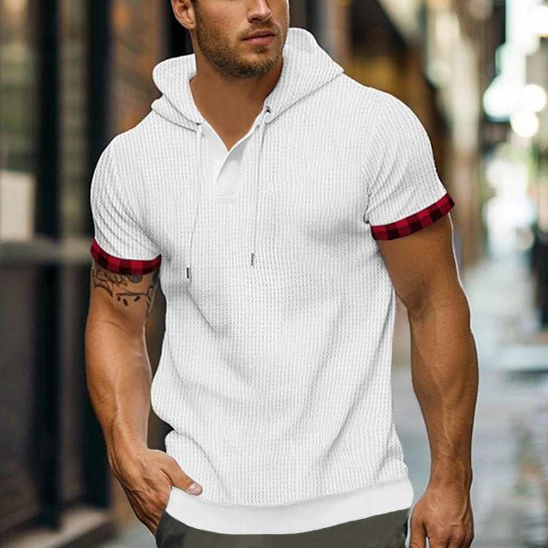 Herren Kapuzenpullover Grau Sportlich - BerlinGlamour