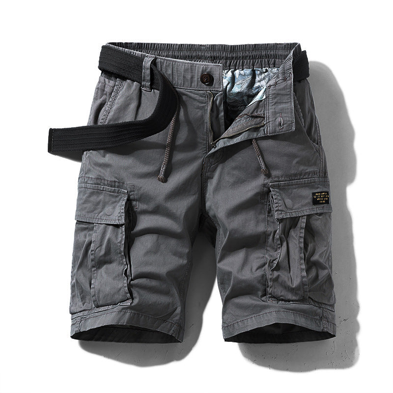 Herren Cargoshorts Urban Style mit Taschen und Verstellbaren Bund - BerlinGlamour
