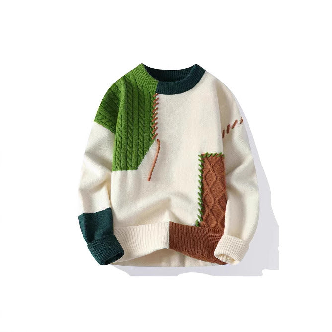 Herren Strickpullover Modern mit Muster und Struktur - BerlinGlamour