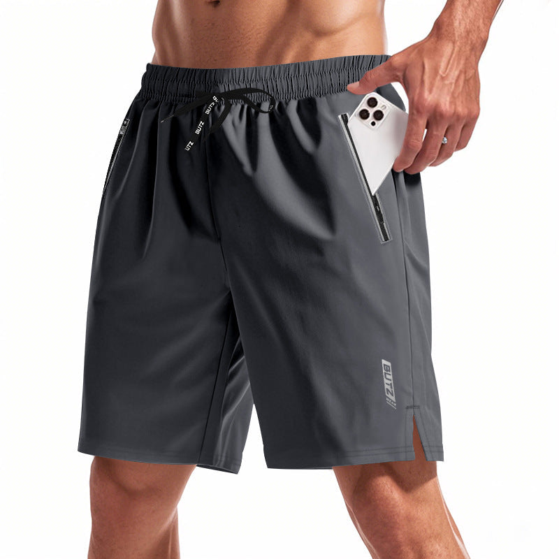 Herren Sportshorts Atmungsaktiv Elastisch Mit Seitentaschen - BerlinGlamour