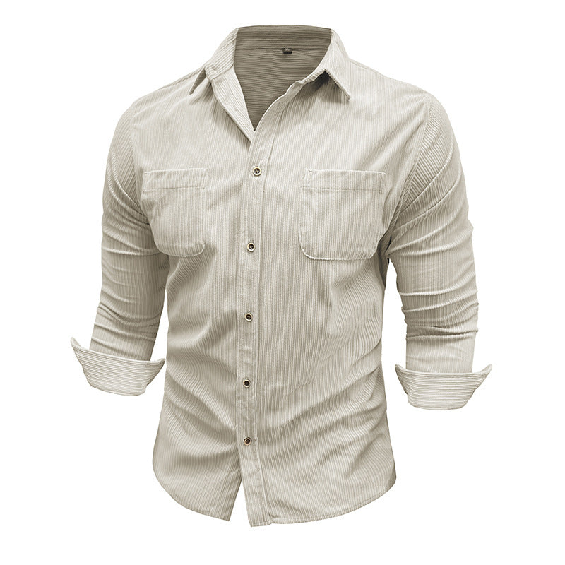 Herren Hemd Slim Fit Streifen Design Modern