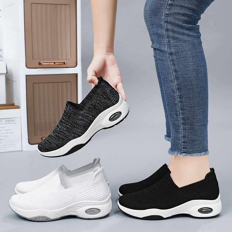 Damen Laufschuhe Komfortabel Leicht Slip-On Sneaker