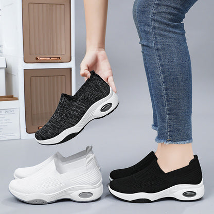 Damen Laufschuhe Komfortabel Leicht Slip-On Sneaker