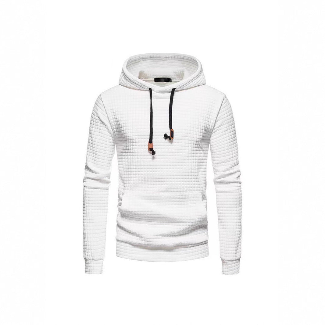 Herren Hoodie Modern Strukturiert Trendig
