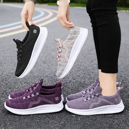Damen Laufschuhe Leicht Atmungsaktiv Mit Schnürsystem
