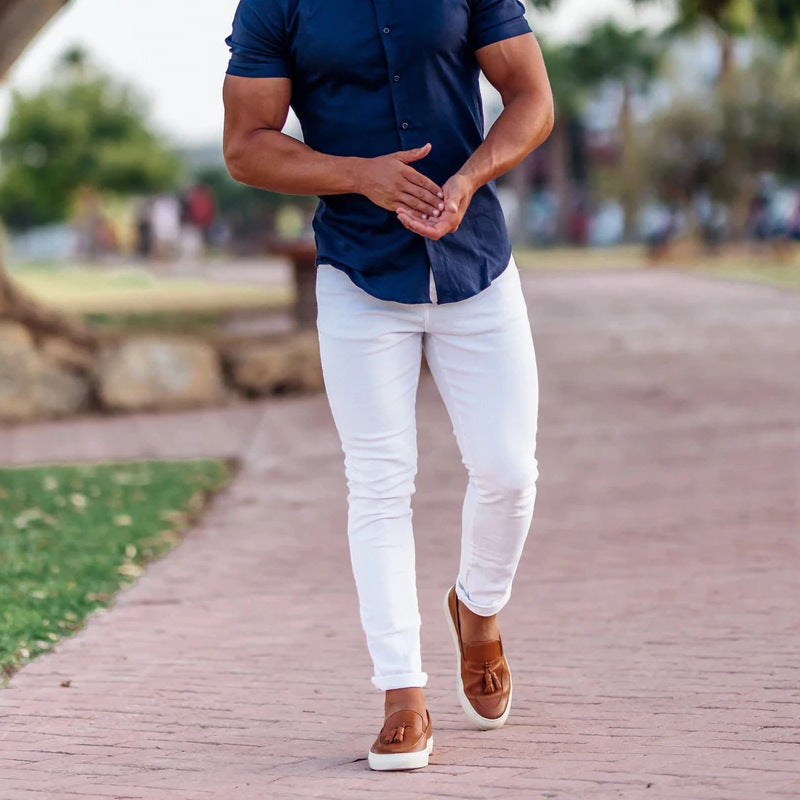 Herren Chinos Slim Fit Stretch