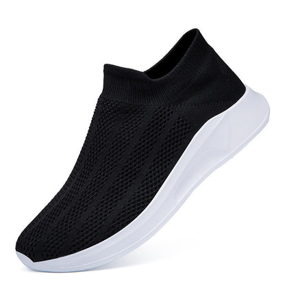 Damen Sneaker Strick atmungsaktiv Flexibel bequem