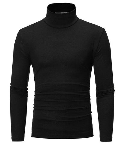 Herren Rollkragenpullover Elegant Stretch Bequem