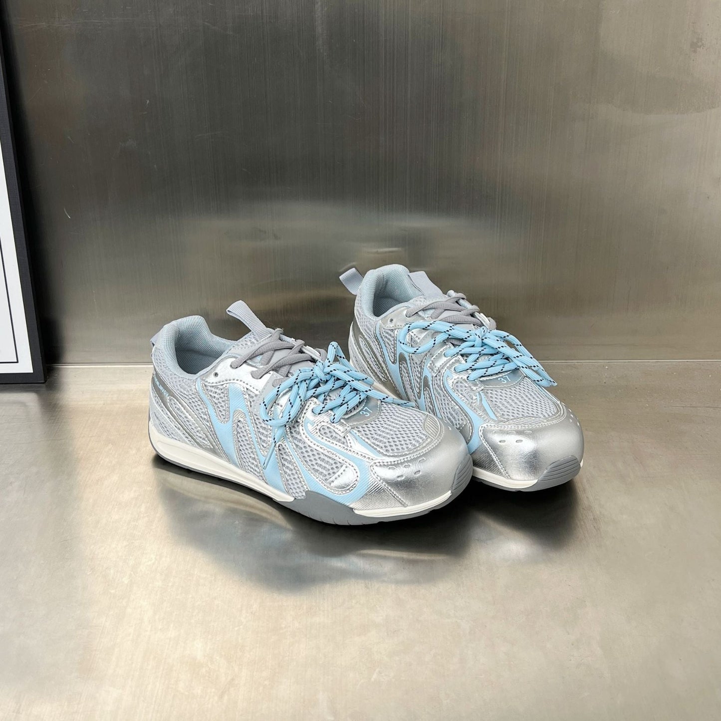 Damen SportSchuhe Leicht Mesh Sneaker Komfort Sohle