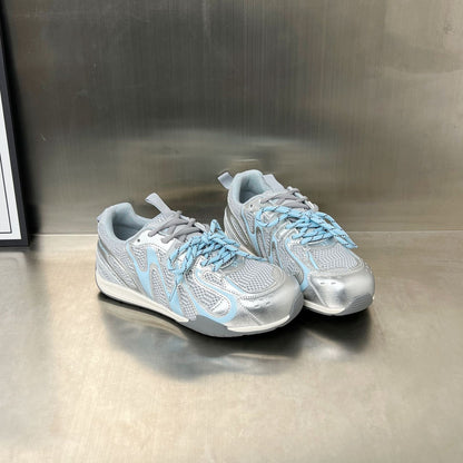 Damen SportSchuhe Leicht Mesh Sneaker Komfort Sohle