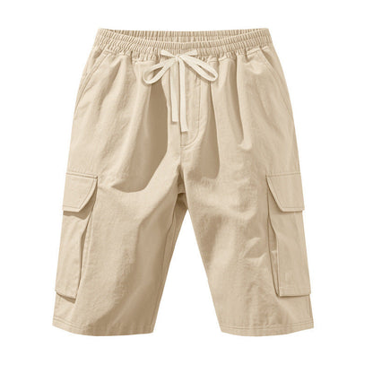 Herren Cargo Shorts elastisch mit Seitentaschen Bequem