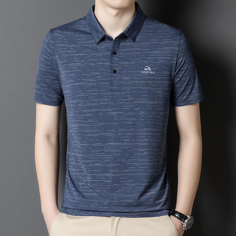 Herren Polohemd Strukturiert Modern Slim Fit