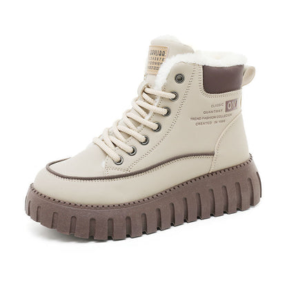 Damen Winterstiefel Warm Weich Innenfutter Wasserfest