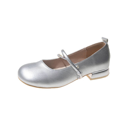 Damen Ballerinas Elegante Perlenschmuck Schuhe