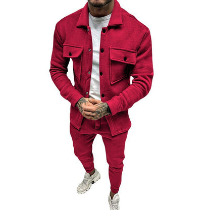 Herren Sweatjacke Lässig Moderne Taschen