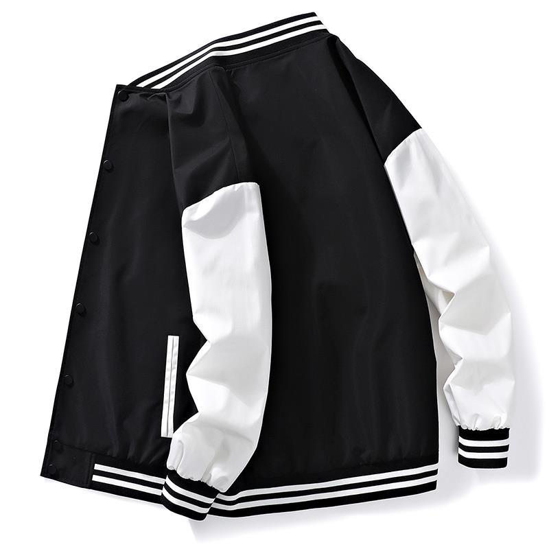 Herren Collegejacke Lässig Farbblock Modern - BerlinGlamour