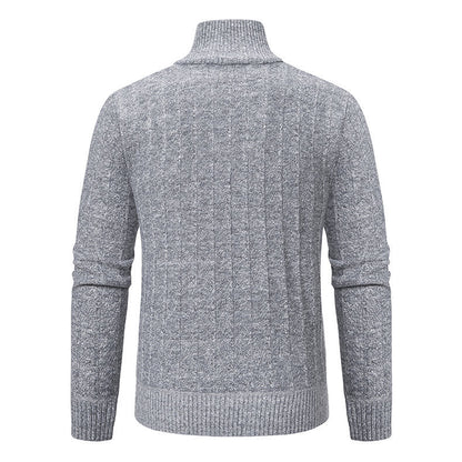 Herren Strickpullover Eleganter Halbzipper Pullover Modern