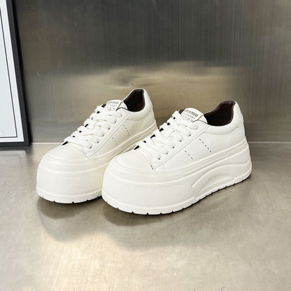 Damen Plateau Sneaker Bequem Atmungsaktiv Hoher Komfort
