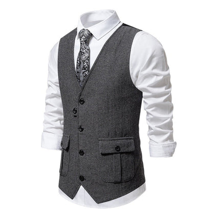 Herren Anzugweste Elegante Klassisch Modern