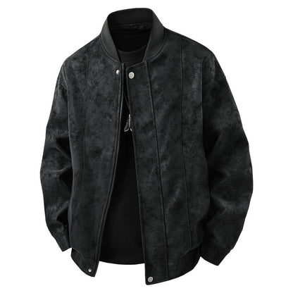 Herren Bomberjacke Weich Bequem Tragekomfort Casual