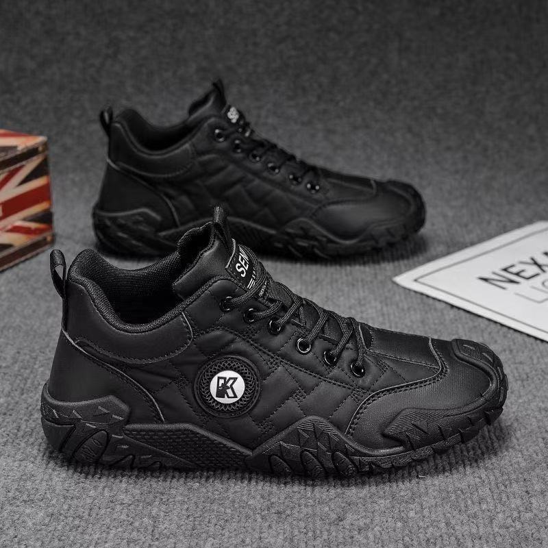 Herren Freizeitschuhe Bequem Sportlich Schwarz - BerlinGlamour