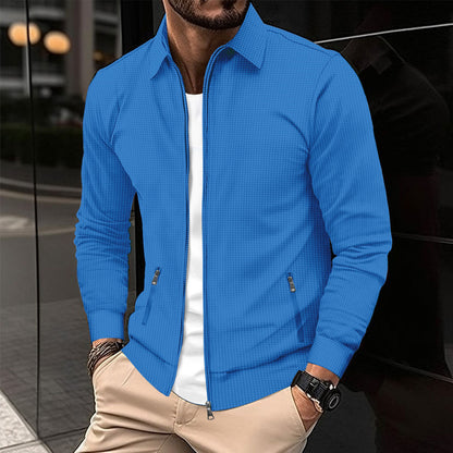 Herren Freizeitjacke Modern Reißverschluss Taschen