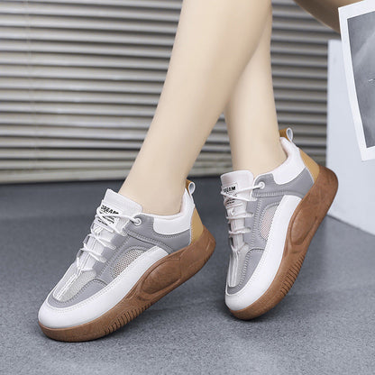 Damen Sneaker Retro Sportlich Atmungsaktiv Rutschfest